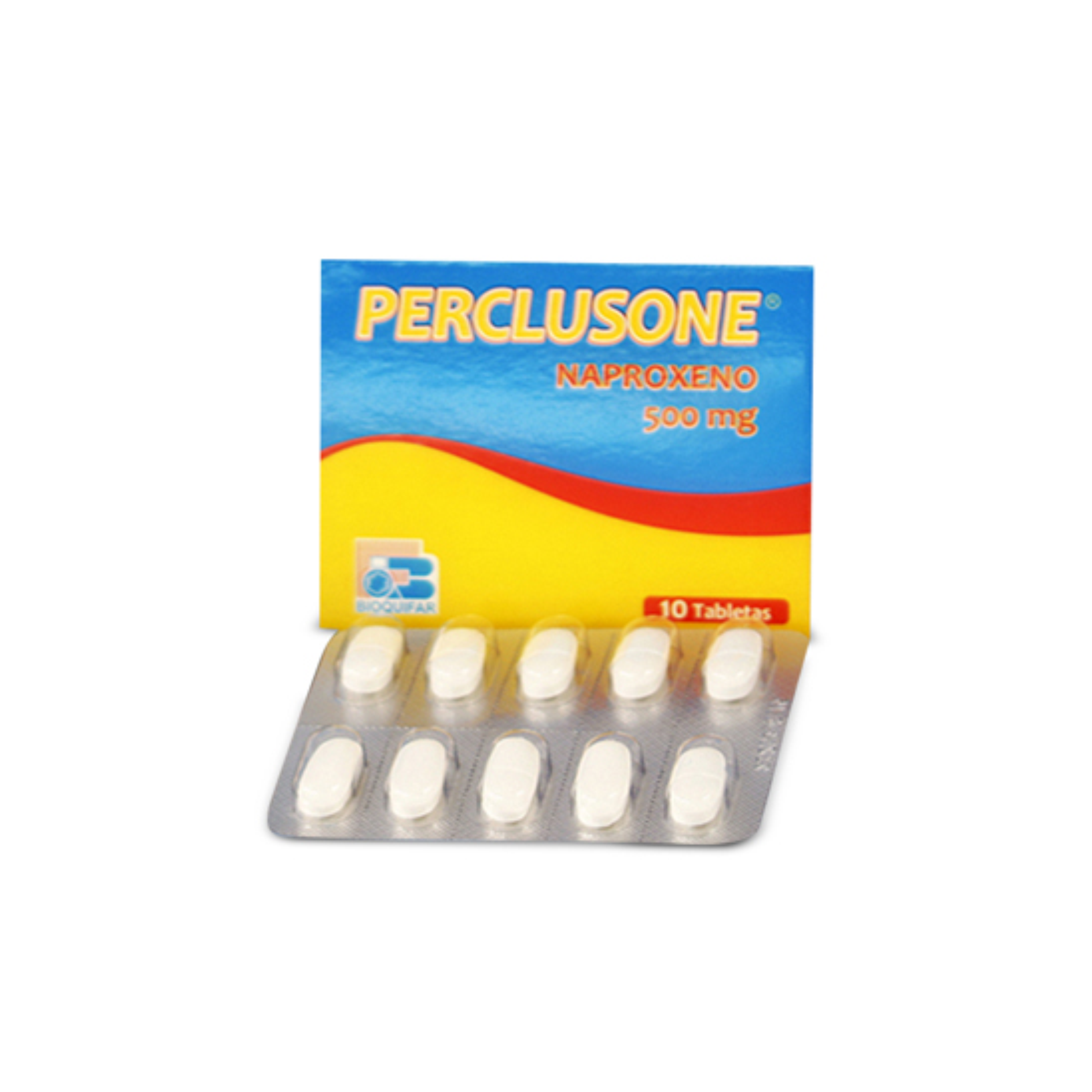 Naproxeno 500 Mg X 10 Tabletas ( Perclusone )
