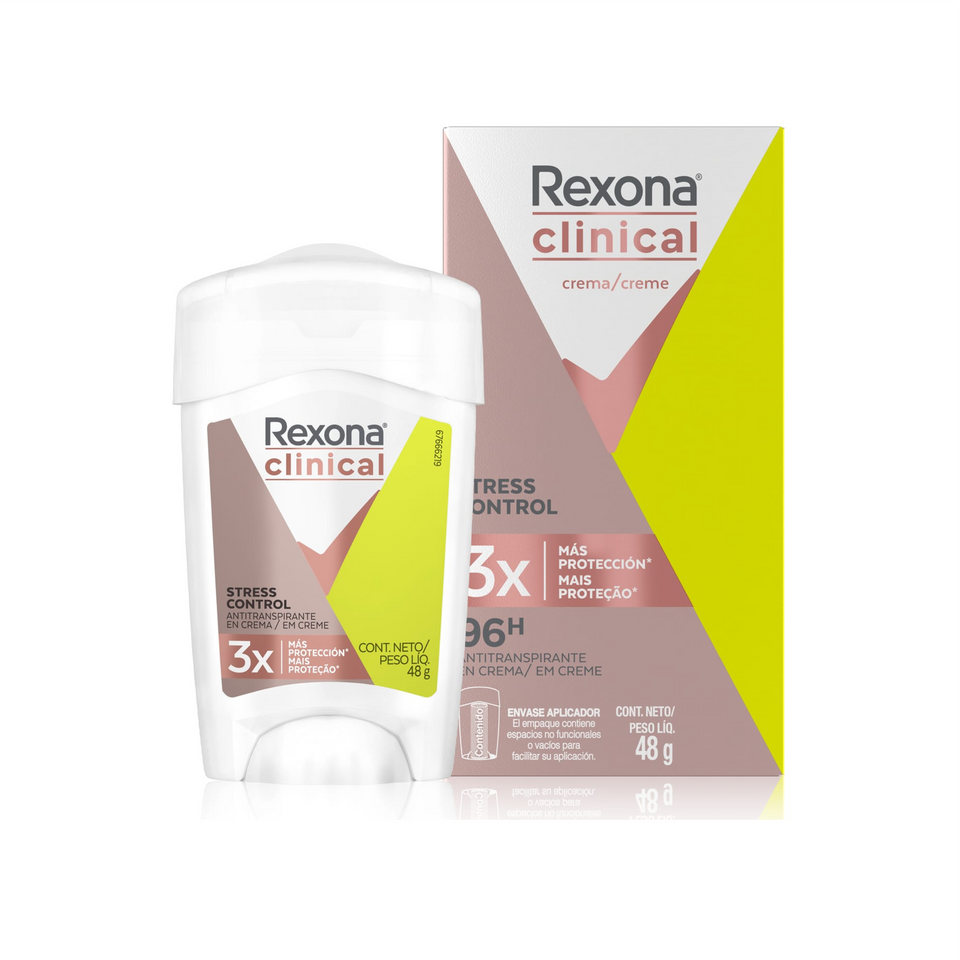 Desodorante Rexona Clinical Stress Control 48g
