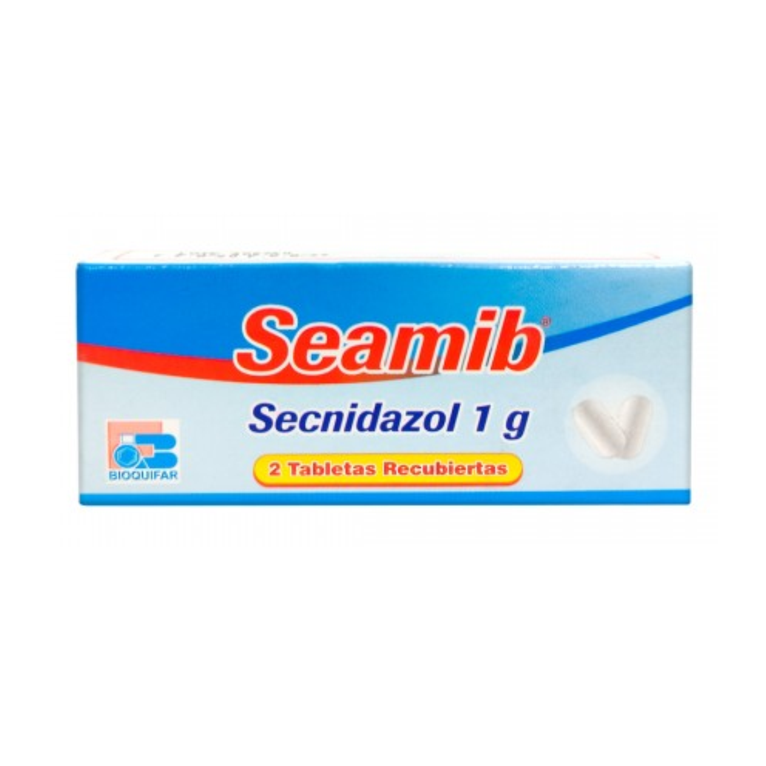 Seamib 1g Caja x 2 Tabletas Recubiertas